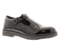 Kickers Finley Girls Black T-Bar Shoes, Size: 6