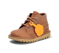 Kickers Infant Boy's Kick Hi Padded Ankle Boot | Extra Comfortable | Added Durability | Premium Quality, Tan, 2.5 UK