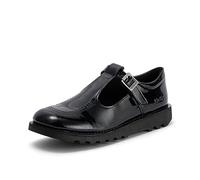 Kickers Infant Girl's Kick T Bar Black School Shoes