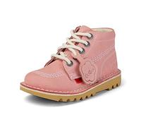 Kickers Infant Unisex Kick Hi Classic Ankle Boots with Zip | Extra Comfortable | Added Durability | Premium Quality, Pink, 11 UK Child