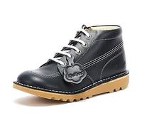 Kickers Infant Unisex Kick Hi Classic Ankle Boots with Zip | Extra Comfortable | Added Durability | Premium Quality, Dark Blue, 8.5 UK Child