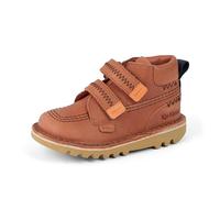 Kickers Infant Unisex Kick Hi Roll Ankle Boots | Extra Comfortable | Added Durability | Premium Quality, Tan, 11 UK Child