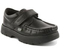 Kickers Infants Carter Hook And Loop Strap Boy Shoes In Black UK 8 - 12