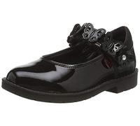 Kickers Junior Girl's Lachly Butterfly Mary Jane School Uniform Shoe, Black, 2.5 UK