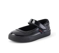 Kickers Junior Girl's Tovni Brogue Mary Jane Black Leather School Shoes