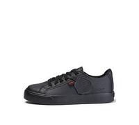 Kickers Junior Tovni Leather Lace-up Shoe, Black, Size 1 Older Black