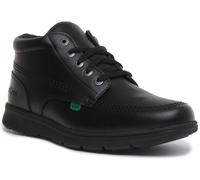 Kickers Kelland Lace Hi Lace Up Leather Ankle Mens Boots In Black UK 6 - 12