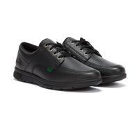 Kickers Kelland Lace Lo Black Leather Shoes-UK 6.5 / EU 40