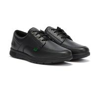 (UK 9) Kickers Kelland Lace Lo Black Leather Shoes