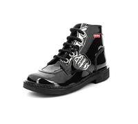 Kickers Kick Col, Girls’ Low-Top Boots, Black (Noir Vernis Perm 83), 7C UK (24 EU)