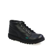 Kickers Kick Hi Youth Black Leather Ankle School Boots UK 6 Black