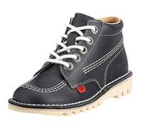 Kickers Kick Hi Core, Unisex Kids Classic Boots, Blue (Navy), 2 (34 EU)