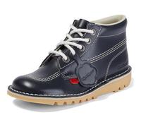 Kickers Kick Hi Core Womens Ladies Blue Leather Chukka Ankle Boots Blue Size 4-8