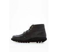 Kickers Kick Hi Vegan Shoe - Black, Black, Size 8, Men Black