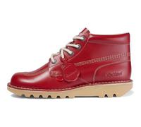 Kickers Kick Hi Womens Ladies Leather Ankle Boots Red Size 4-8