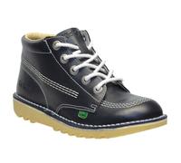 Kickers Youth Unisex Kick Hi Classic Ankle Boots | Extra Comfortable | Added Durability | Premium Quality, Navy, 5 UK