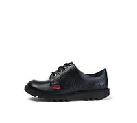 Kickers Unisex Kids Kick Lo Shoes | Extra Comfort for Your Feet | Added Durability, Black, 2 UK Child