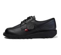 Kickers Mens Kick Lo Black Leather Shoes UK 9