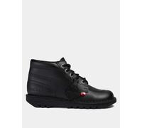 Kickers Kids' Leather High Top School Shoes Black