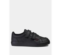 Kickers Kids' Leather Riptape School Shoes Black