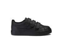 Kickers Kids' Tovni Trip School Shoes, Black Leather