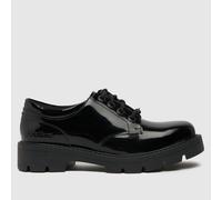 Kickers Kori Derby Patent Flats in Black UK 6 (EU 39)