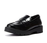 Kickers Kori Patent Loafer Flats in Black UK 7 (EU 41)