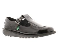 Kickers Womens Aztec Patent Sandals (Black) Colour: Black, Size: 4