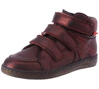 Kickers Lohan, Unisex High Sneakers, Burgundy, 10.5 UK Child
