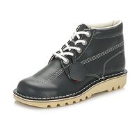 Kickers Mens Kick Hi Core Navy/Natural Leather Boots UK 7