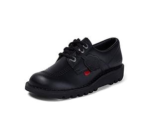 Kickers Mens Kick Lo Core School Shoes Black 12 UK