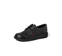 Kickers Men's Kick Lo Leather Shoes | Extra Comfort for Your Feet | Added Durability | Premium Quality, Black, 8 UK