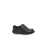 Kickers Men's 'Kick Scuff Lo' Junior School Shoes in Black | Size: 1 Kickers Black 1