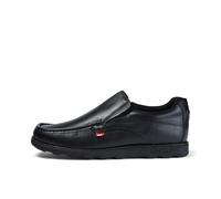 Kickers Men's Loafers Leather Shoes Black (Black) 10