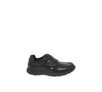 Kickers Men's 'Reasan Strap Youth' School Shoes in Black | Size: 2 Kickers Black 2