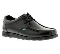 Kickers Fragma Mens Black Leather Lace Up Shoe - Size 7 - Black