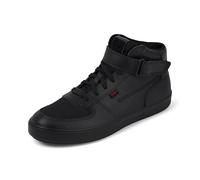 Kickers Mens Tovni Hi Mix Mesh Text Shoes, Black, 8 UK