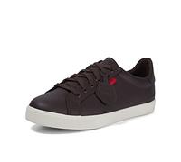 Kickers Men's Tovni Track Leather Trainers | Sporty Sneaker-Inspired Style | Everyday Comfort Fit, Cushioned for All-Day Wear, Brown, 6.5 UK