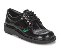 Kickers Women's Kick Lo Shoes | Extra Comfort for Your Feet | Added Durability, Patent Black, 3 UK