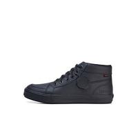 Kickers Tovni Hi Leather Shoe - Black - Size 11