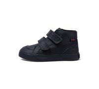 Kickers Tovni Hi Velcro Leather Infants Boots Black