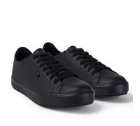 Kickers Tovni Lacer Black Leather Senior School Shoes Kids