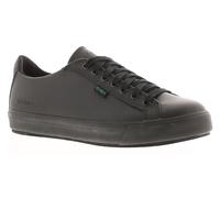 Kickers Tovni Lacer Leather Mens Black Upper Lace Up Casual Shoes, Size: 6