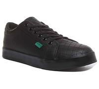 Quilted Black Leather Trainers - male - Kickers - Sneakers - Black - 4 UK - Shoes 4 UK