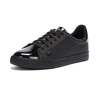 Kickers Tovni Track Leather Womens Black Shoes-UK 4 / EU 37