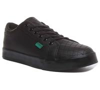 Quilted Black Leather Trainers - male - Kickers - Sneakers - Black - 4 UK - Shoes 4 UK
