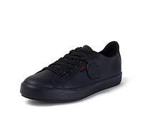 Kickers Black Leather Tovni Lacer Trainers UK 12