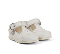 Kickers Unisex Baby Kick T Bar Baby Glitter Leather Shoes, Red, 4.5 UK Child