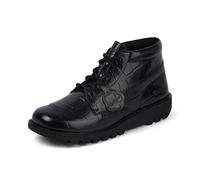 Kickers Unisex Kick Hi Croc Leather Ankle Boot, Black, 41