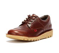 Kickers Unisex Kick Lo Shoes | Extra Comfortable | Added Durability | Premium Quality, Dark Brown, 10.5 UK